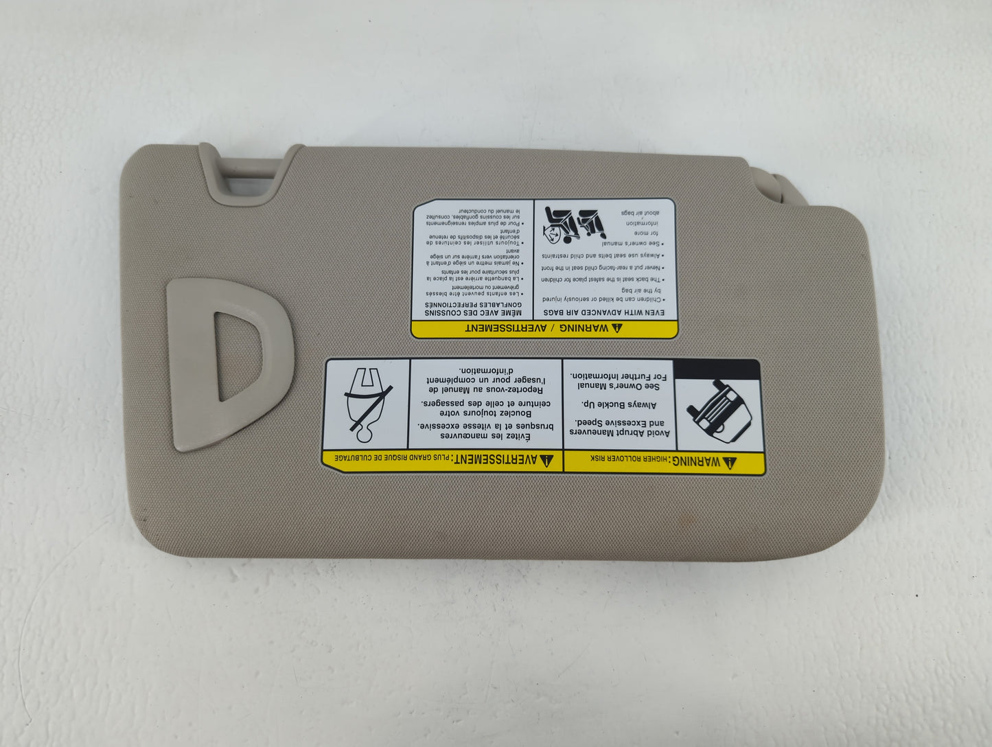 2018-2020 Nissan Rogue Sun Visor Shade Replacement Driver Left Mirror Fits Fits 2018 2019 2020 OEM Used Auto Parts - Oemused