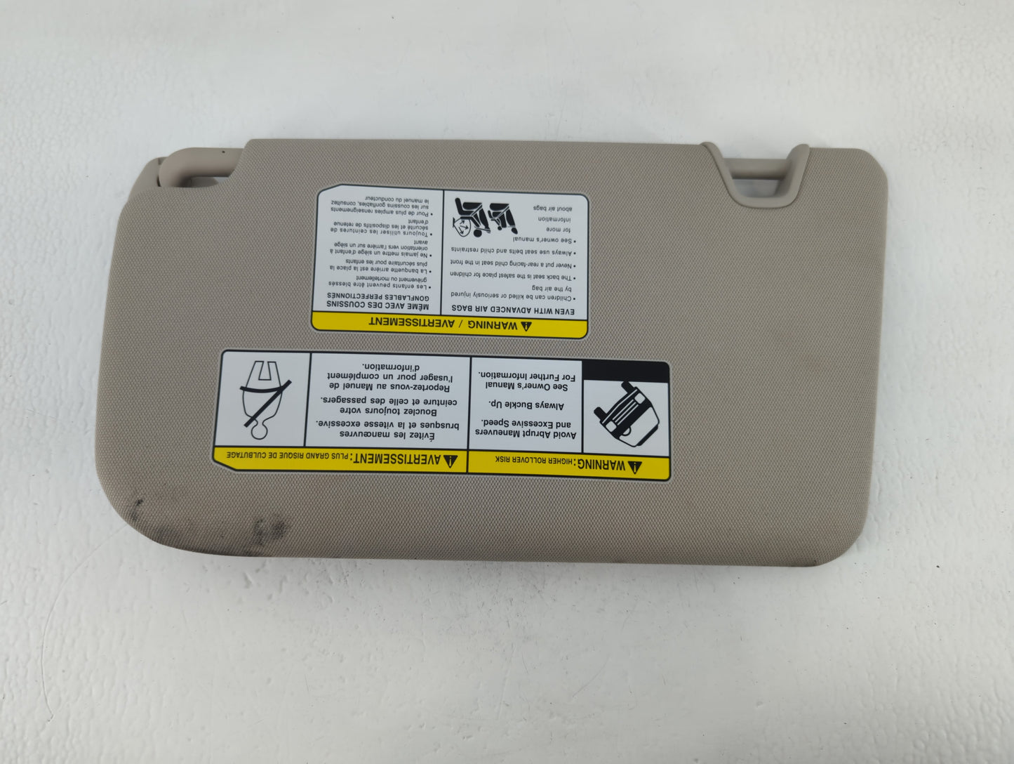 2018-2020 Nissan Rogue Sun Visor Shade Replacement Passenger Right Mirror Fits Fits 2018 2019 2020 OEM Used Auto Parts - Oem