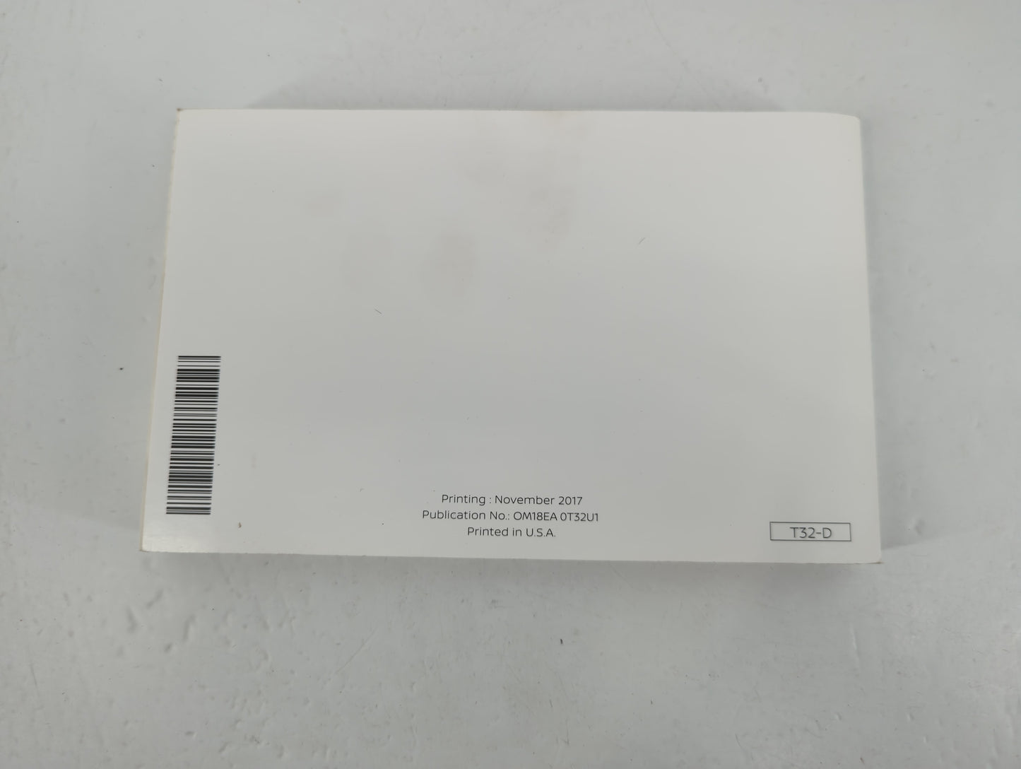 2018 Nissan Rogue Owners Manual Book Guide P/N:OM18EA 0T32U1 OEM Used Auto Parts - Oemusedautoparts1.com