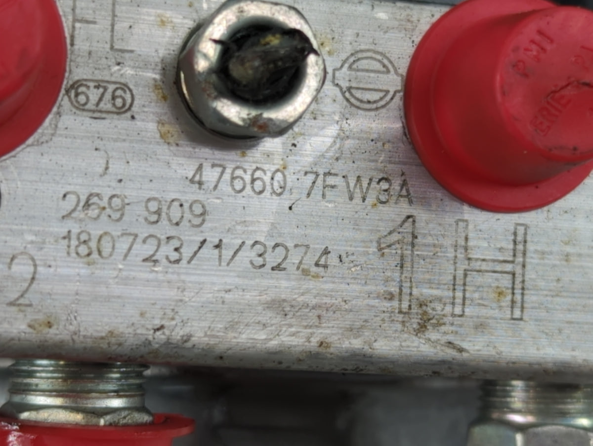 2018-2019 Nissan Rogue Anti-Lock Brake ABS Pump Module Actuator OEM P/N:47660 7FW3A Fits Fits 2018 2019 OEM Used Auto Parts