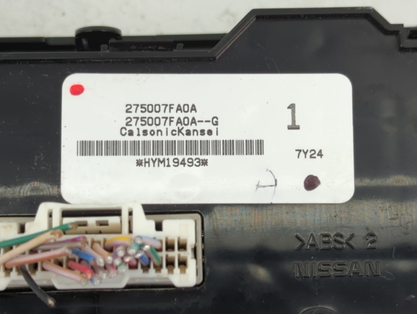 2017-2022 Nissan Rogue Sport Climate Control Module Temperature AC/Heater Replacement P/N:2275007FA0A Fits OEM Used Auto Par