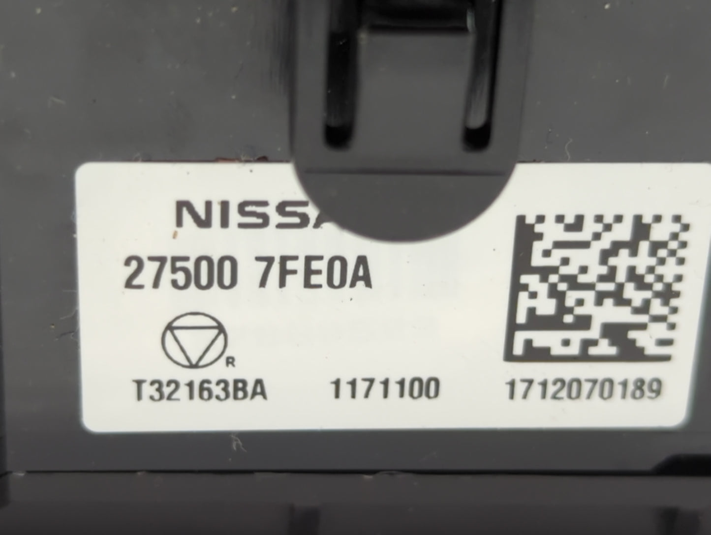 2017-2022 Nissan Rogue Sport Climate Control Module Temperature AC/Heater Replacement P/N:27500 7FE0A Fits OEM Used Auto Par