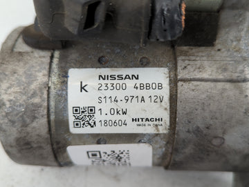 2017-2020 Nissan Rogue Sport Car Starter Motor Solenoid OEM P/N:23300 4BB0B Fits Fits 2017 2018 2019 2020 2021 OEM Used Auto Parts