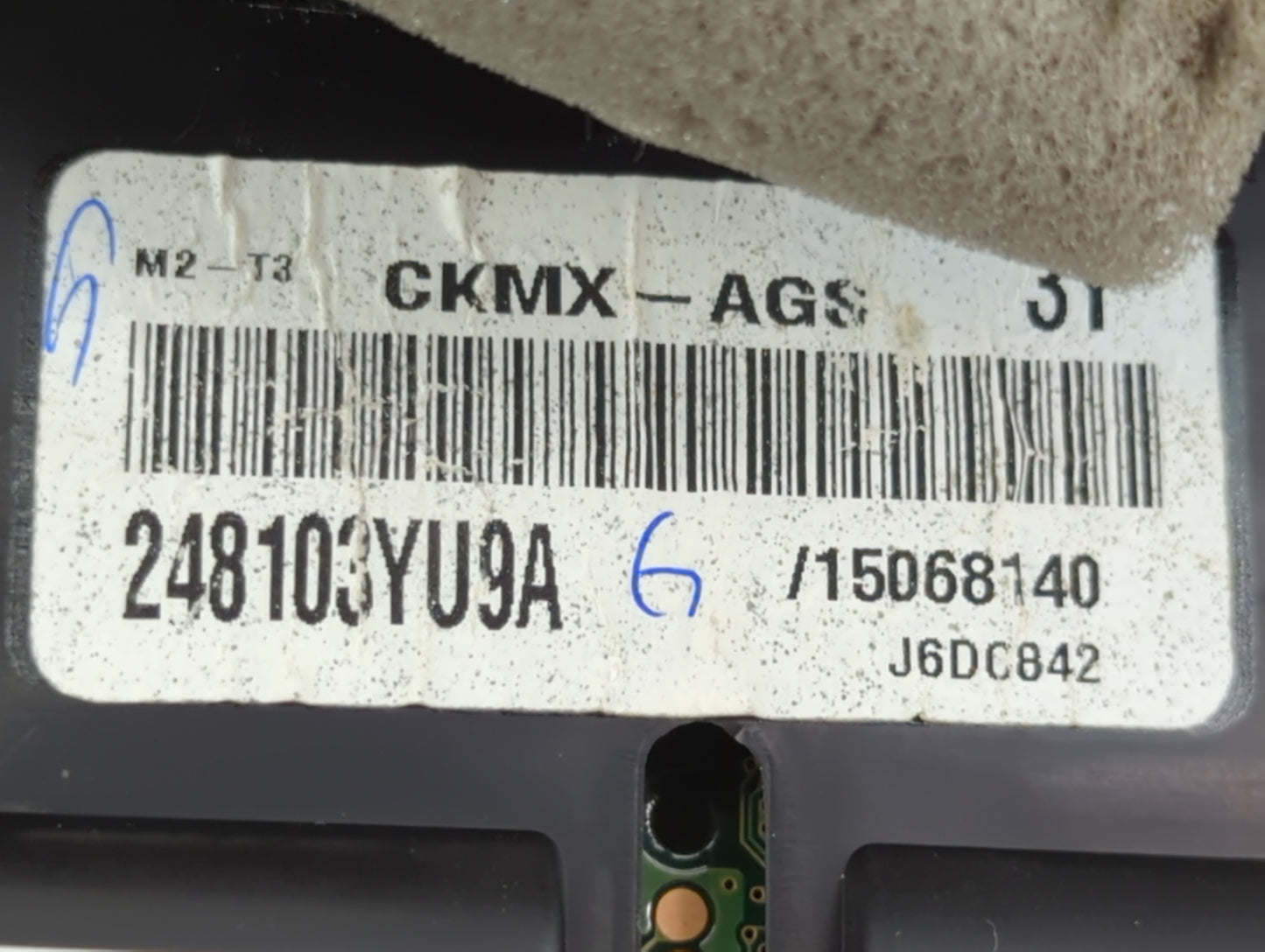 2017-2019 Nissan Sentra Instrument Cluster Speedometer Gauges P/N:248103YU9A Fits Fits 2017 2018 2019 OEM Used Auto Parts -