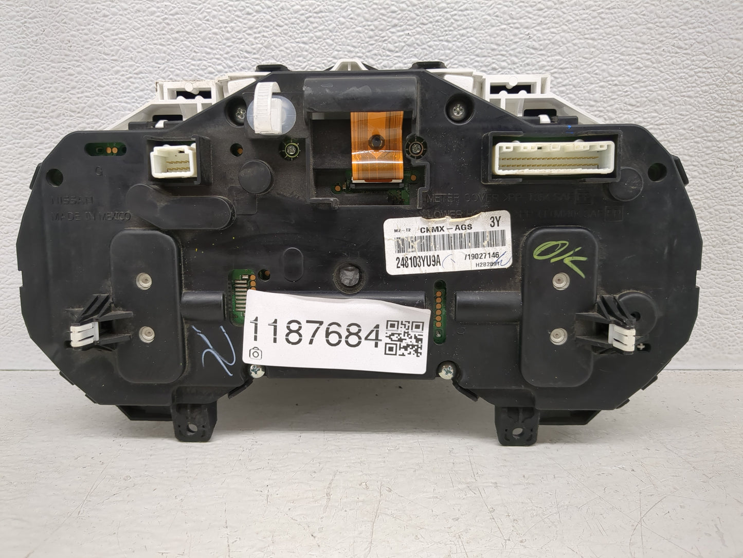 2017-2019 Nissan Sentra Instrument Cluster Speedometer Gauges P/N:248105UD1A 248103YU9A Fits Fits 2017 2018 2019 OEM Used Au