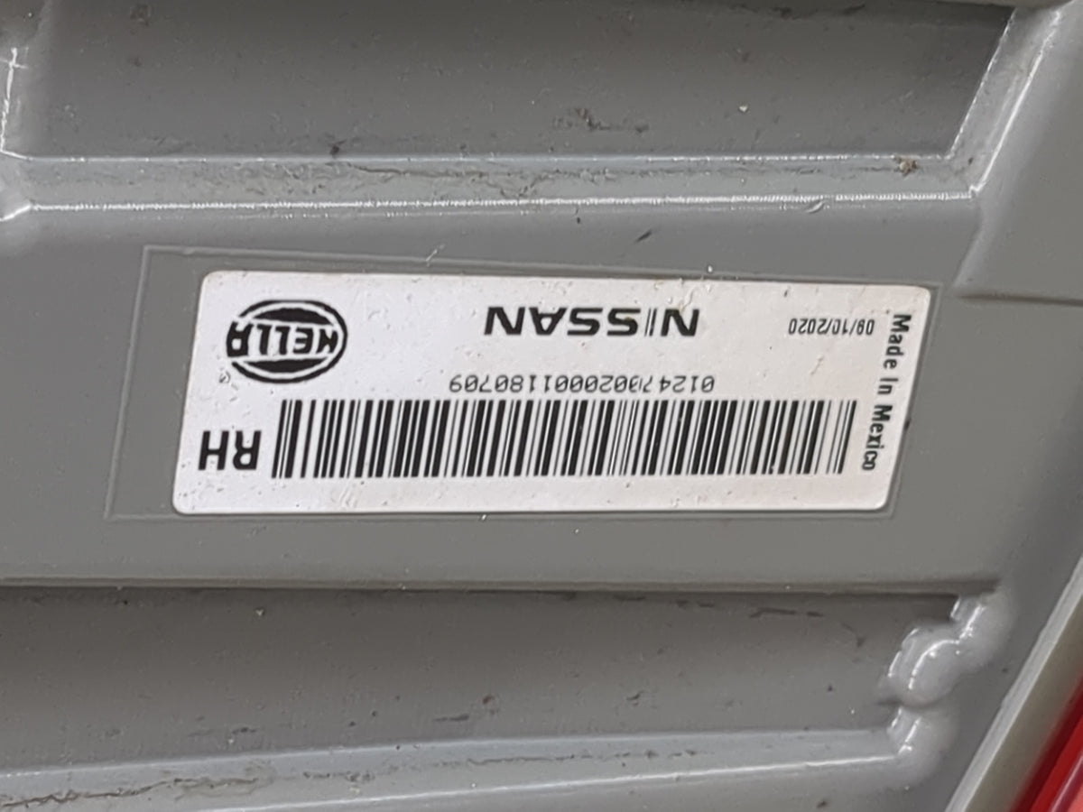 2016-2019 Nissan Sentra Passenger Right Side Deck Lid Mounted Tail Light 1513767 - Oemusedautoparts1.com