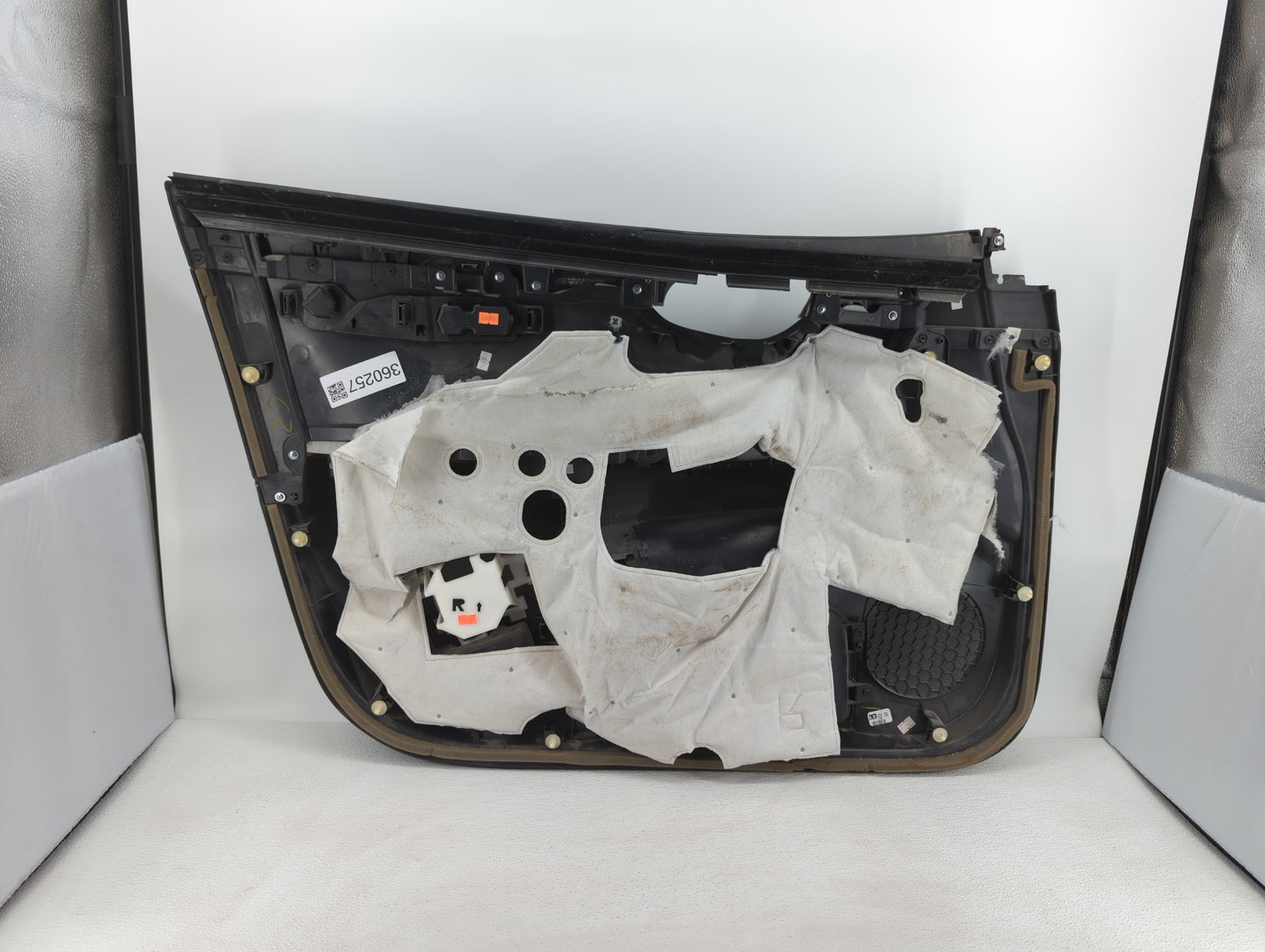 2018 Nissan Sentra Front Right Passenger Interior Door Panel Trim Black - Oemusedautoparts1.com