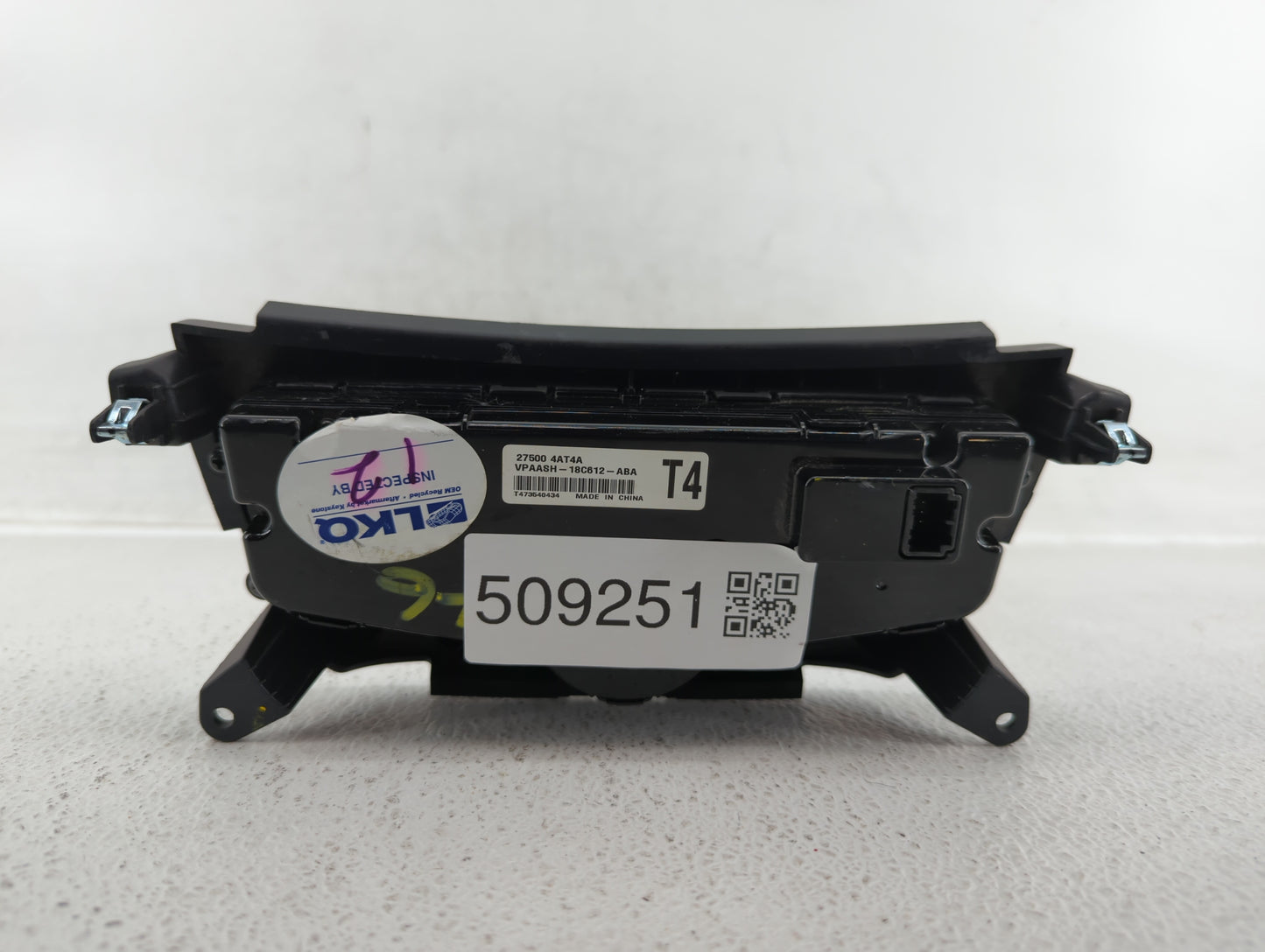 2015-2019 Nissan Sentra Climate Control Module Temperature AC/Heater Replacement P/N:27500 4AT4A Fits OEM Used Auto Parts -