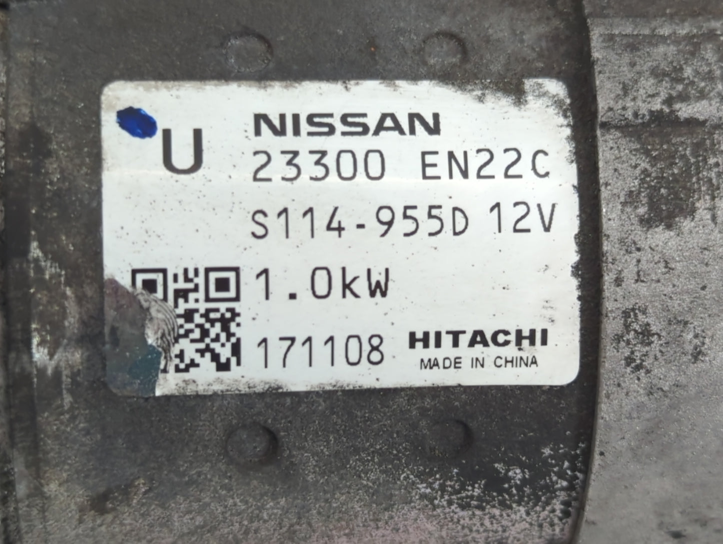 2013-2019 Nissan Sentra Car Starter Motor Solenoid OEM P/N:23300 EN22C Fits Fits 2013 2014 2015 2016 2017 2018 2019 2020 OEM