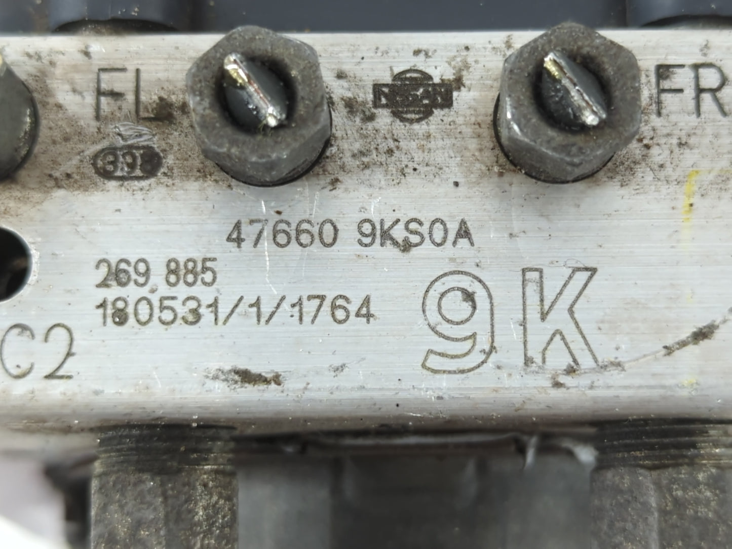 2015-2019 Nissan Versa ABS Pump Control Module Replacement P/N:47660 9KS0A Fits Fits 2015 2016 2017 2018 2019 OEM Used Auto