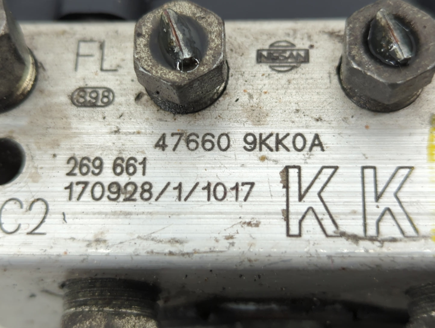 2015-2019 Nissan Versa ABS Pump Control Module Replacement P/N:47660 9KK0A Fits Fits 2015 2016 2017 2018 2019 OEM Used Auto
