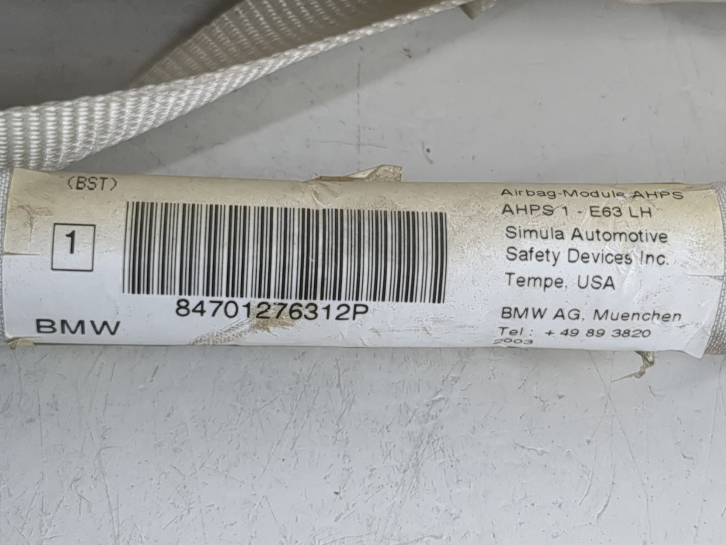 2014-2022 Ram 1500 Air Bag Passenger Right Dashboard OEM P/N:84701276312P 675234800419 Fits OEM Used Auto Parts - Oemusedaut