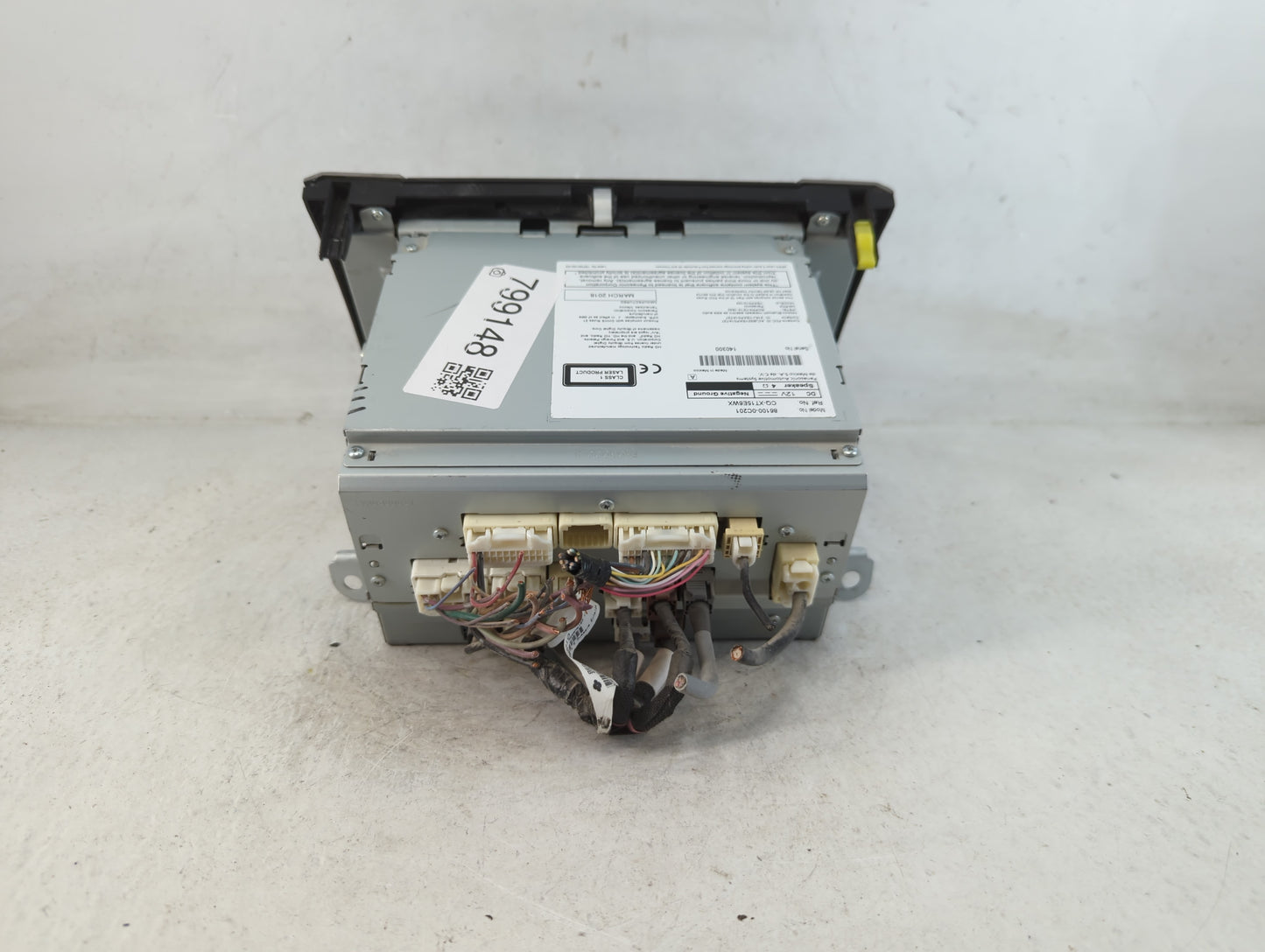 2018 Subaru Forester Radio AM FM Cd Player Receiver Replacement P/N:86100-0C201 Fits OEM Used Auto Parts - Oemusedautoparts1