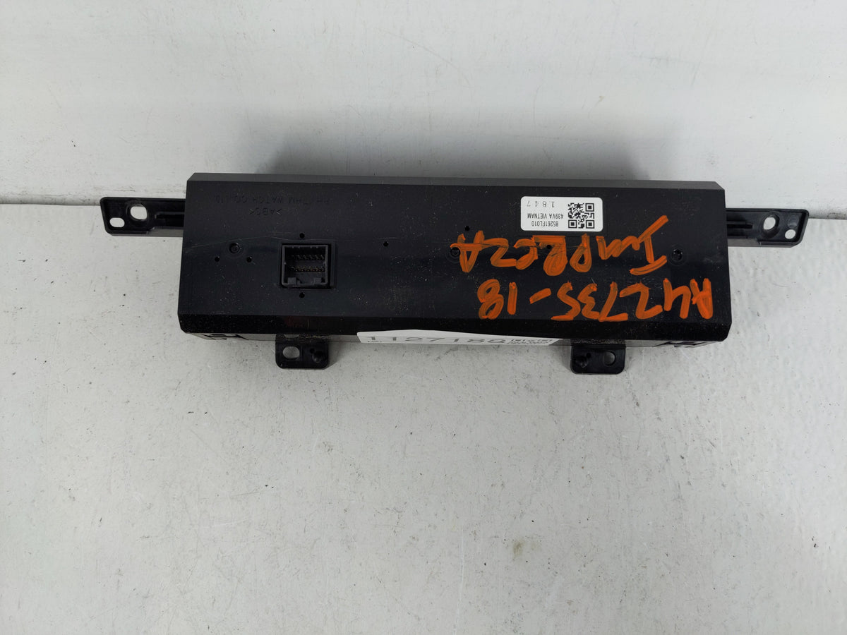 2017-2018 Subaru Impreza Information Radio Display Screen 1127188 - Oemusedautoparts1.com