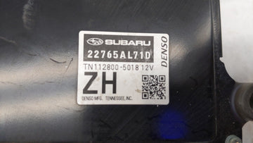 2017 Subaru Impreza PCM Engine Control Computer ECU ECM PCU OEM P/N:22765AL71D 22765AL71C, 22765AL71A, 22765AL71E, 22765AL71B Fits OEM Used Auto Parts