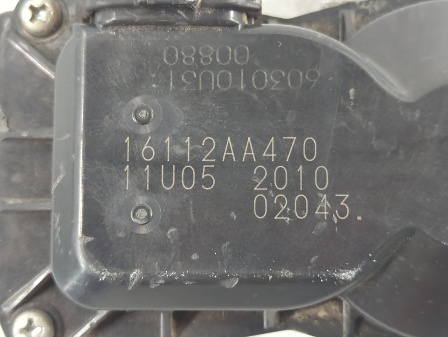 2017-2022 Subaru Impreza Throttle Body P/N:16112AA470 Fits Fits 2017 2018 2019 2020 2021 2022 OEM Used Auto Parts - Oemuseda