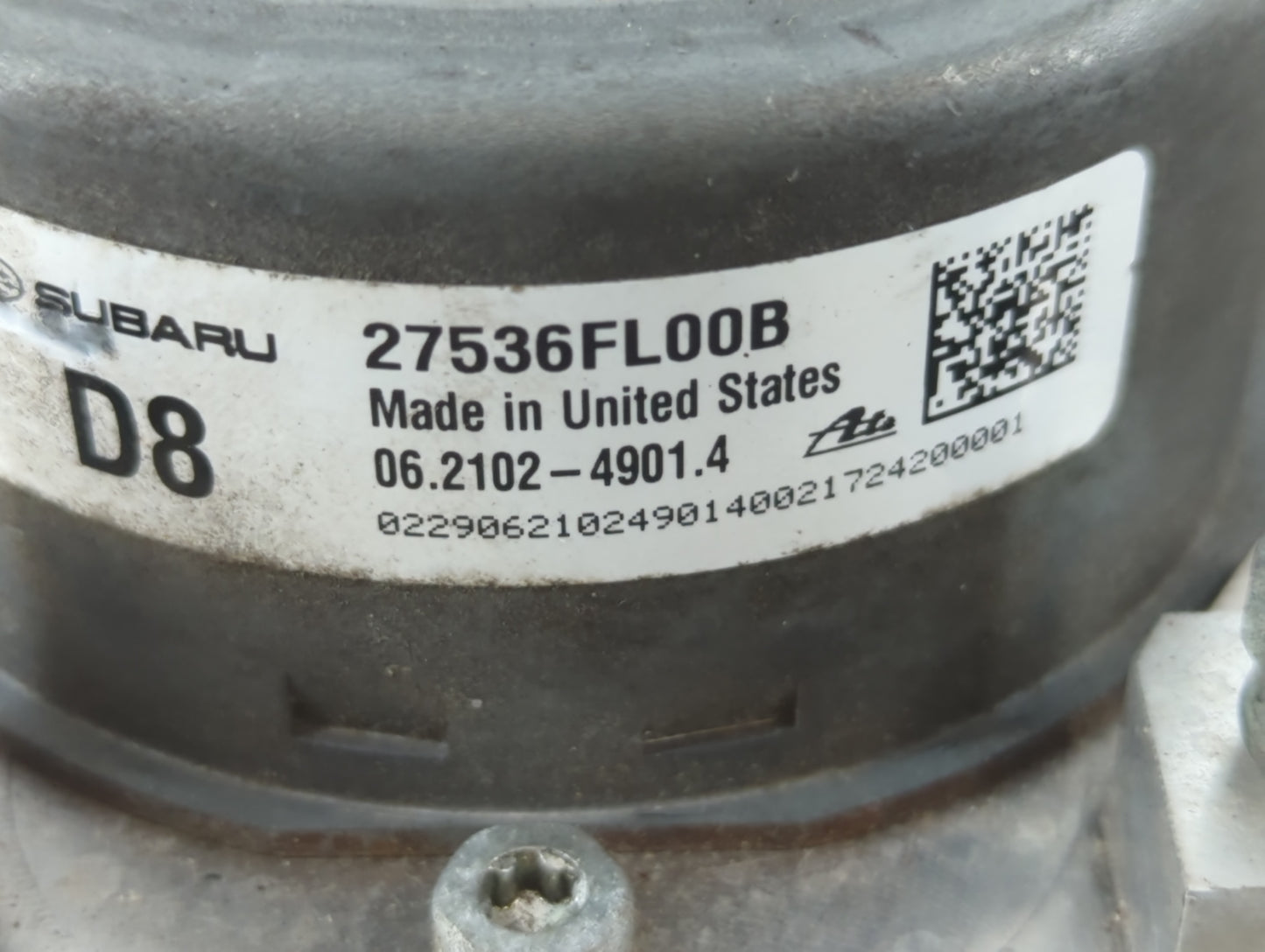 2017-2021 Subaru Impreza ABS Pump Control Module Replacement P/N:27536L00B Fits Fits 2017 2018 2019 2020 2021 OEM Used Auto