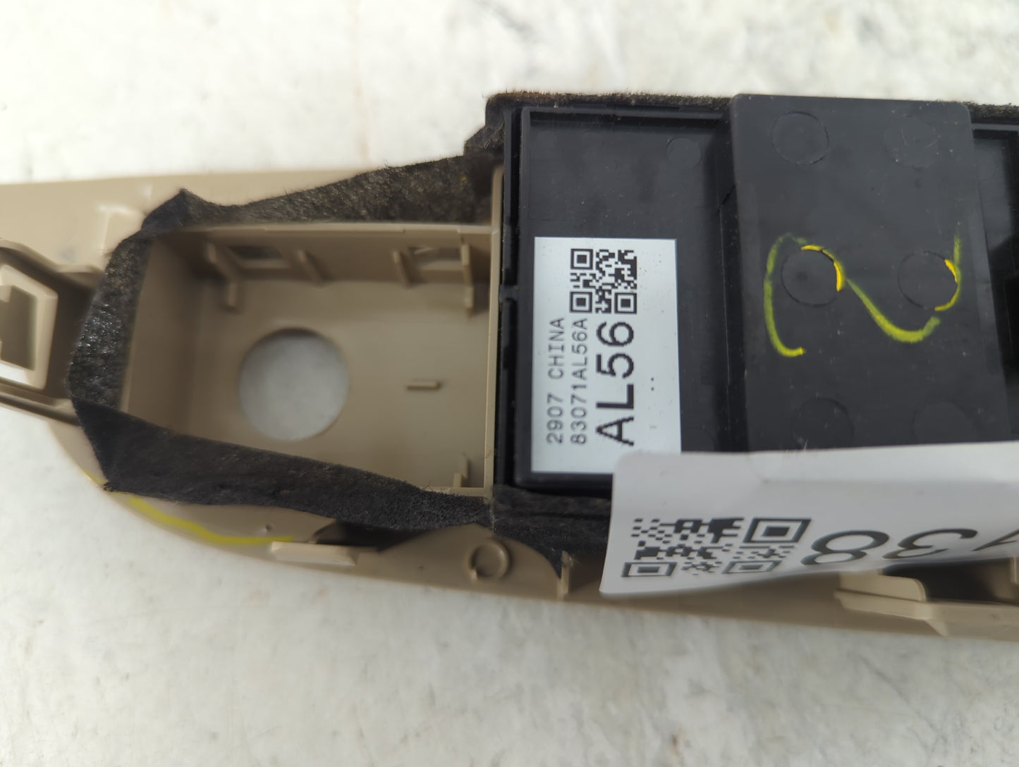 2018-2019 Subaru Legacy Master Power Window Switch Replacement Driver Side Left P/N:83071AL56A Fits Fits 2018 2019 OEM Used