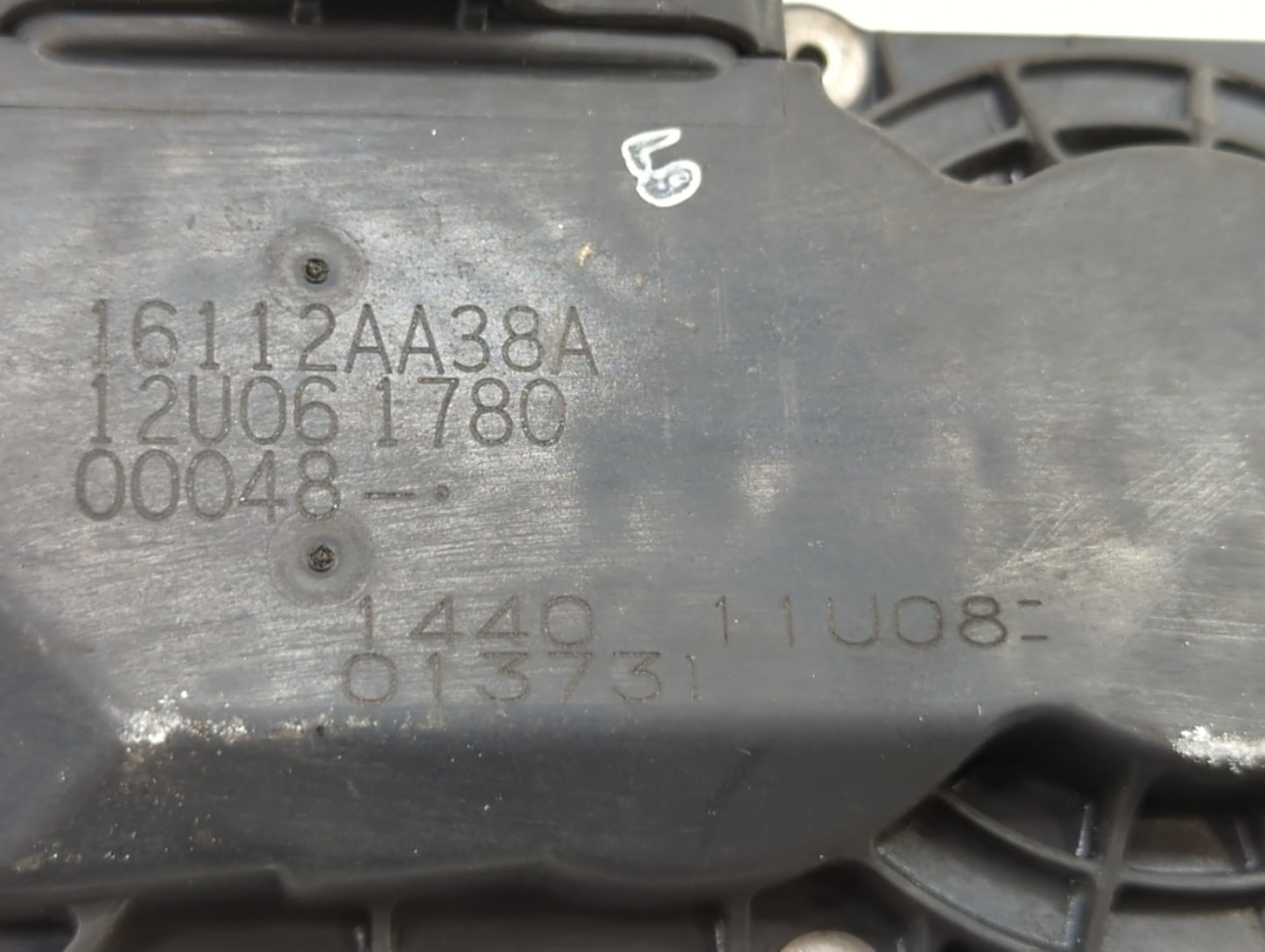 2013-2019 Subaru Legacy Throttle Body P/N:16112AA38A Fits Fits 2013 2014 2015 2016 2017 2018 2019 OEM Used Auto Parts - Oemu