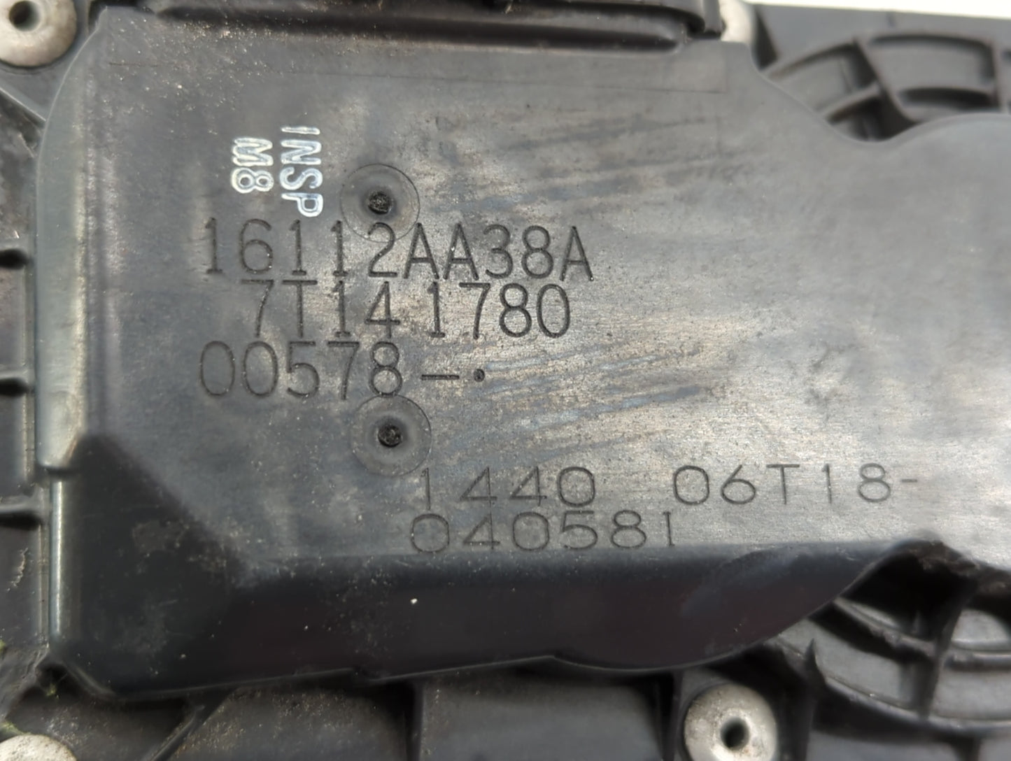 2013-2019 Subaru Legacy Throttle Body P/N:16112AA38A Fits Fits 2013 2014 2015 2016 2017 2018 2019 OEM Used Auto Parts - Oemu
