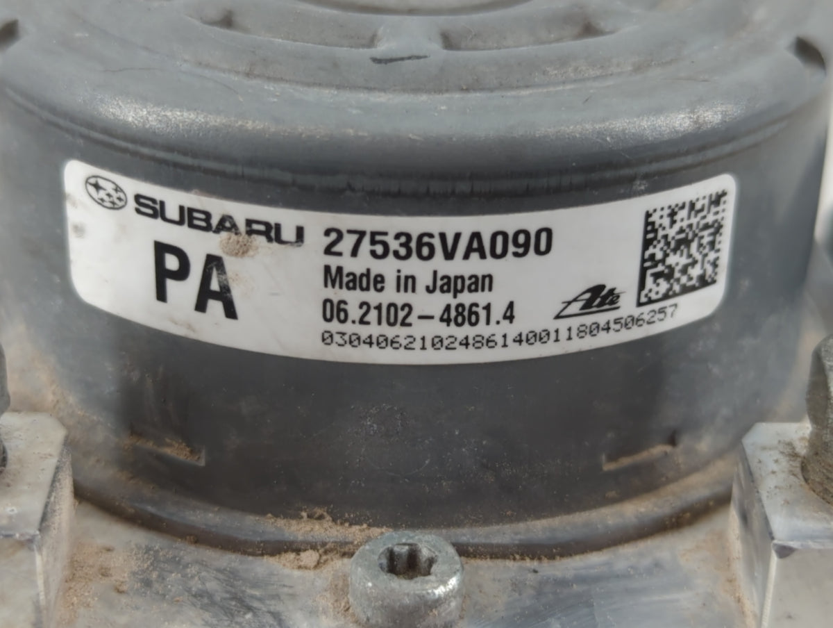 2017-2018 Subaru Wrx Anti-Lock Brake ABS Pump Module Actuator OEM P/N:27536VA090 Fits Fits 2017 2018 OEM Used Auto Parts - O