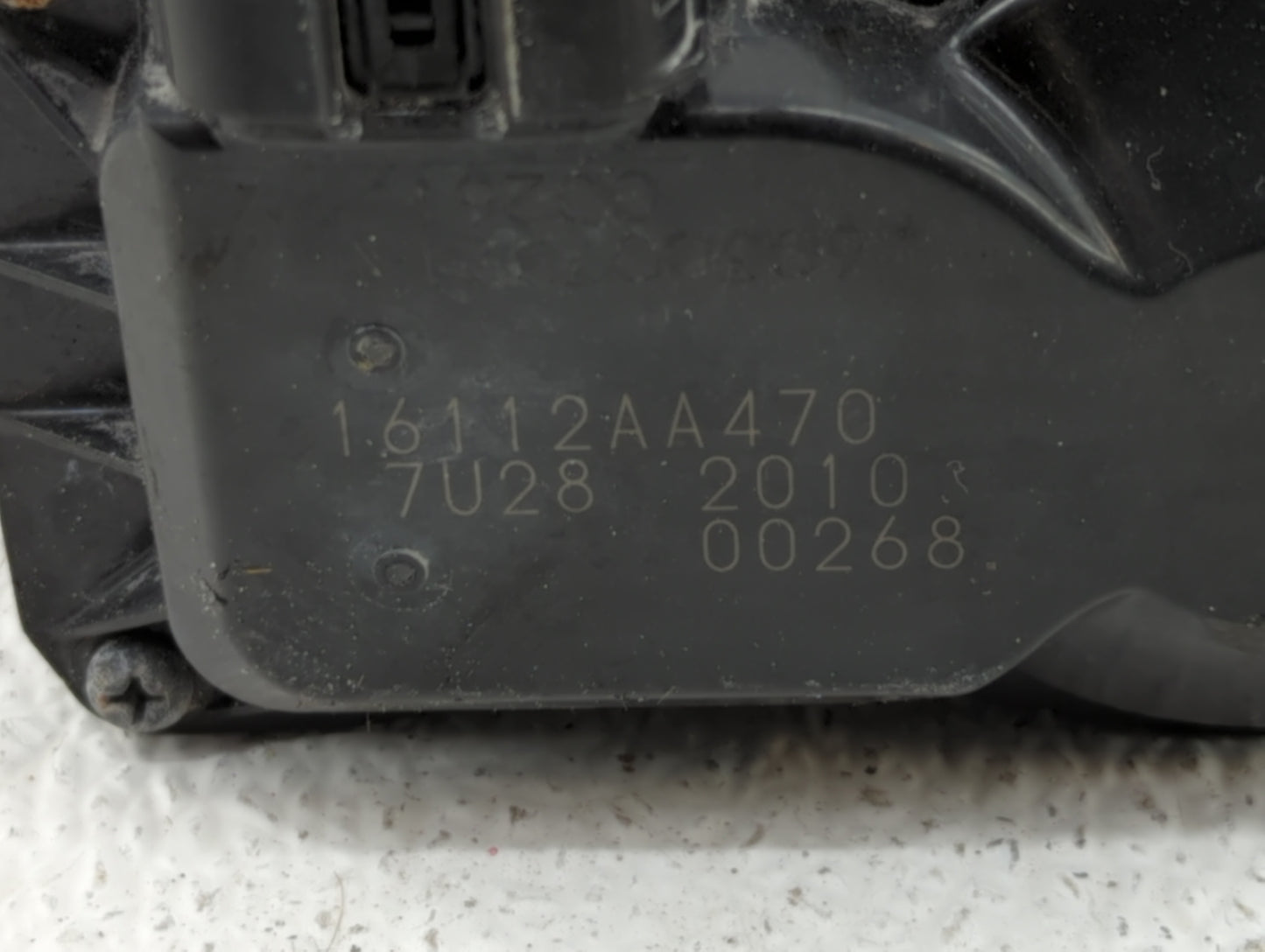 2018 Subaru Xv Crosstrek Throttle Body P/N:16112AA470 Fits Fits 2017 OEM Used Auto Parts - Oemusedautoparts1.com