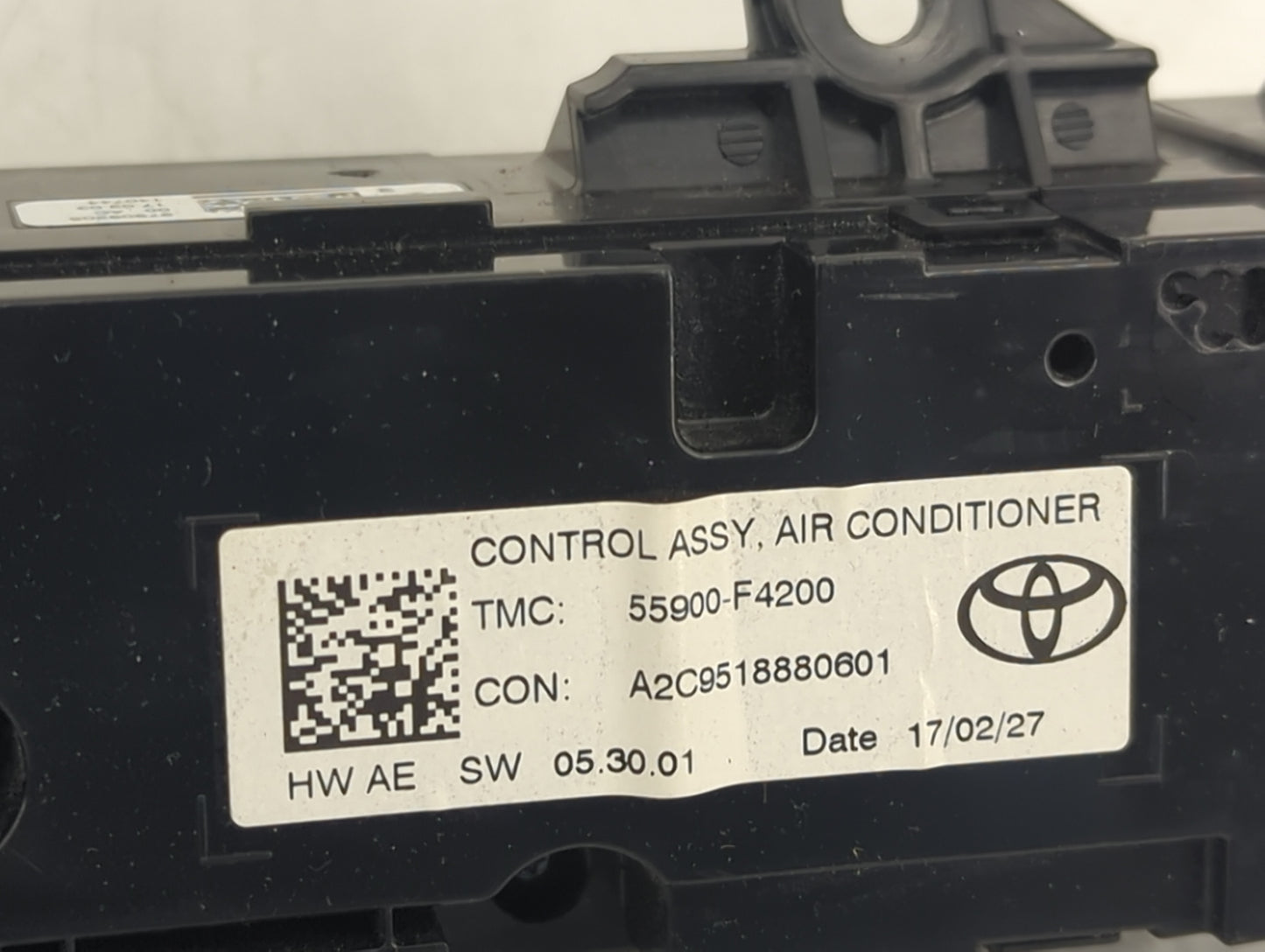 2018-2019 Toyota C-Hr Climate Control Module Temperature AC/Heater Replacement P/N:55900-F4200 A2C9518880601 Fits Fits 2018