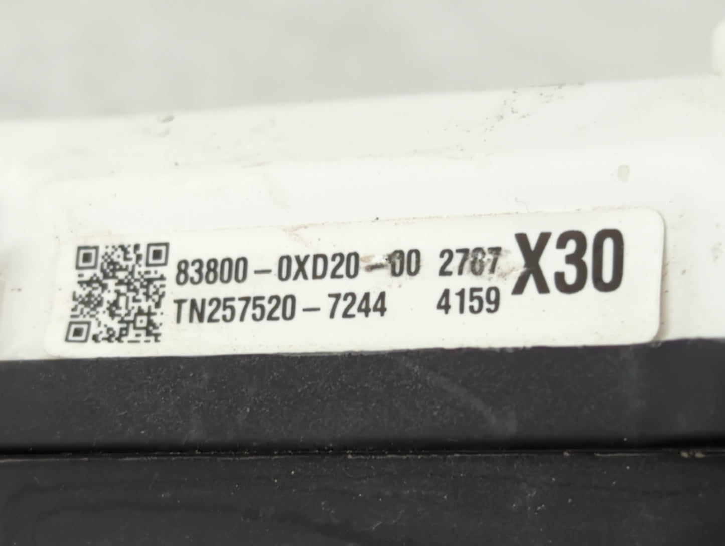 2018 Toyota Camry Instrument Cluster Speedometer Gauges P/N:83800-0XD20 Fits OEM Used Auto Parts - Oemusedautoparts1.com