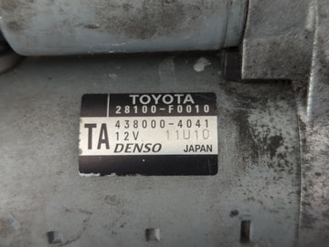 2018-2022 Toyota Camry Car Starter Motor Solenoid OEM P/N:438000-4041 28100-F0010 Fits Fits 2018 2019 2020 2021 2022 OEM Used Auto Parts