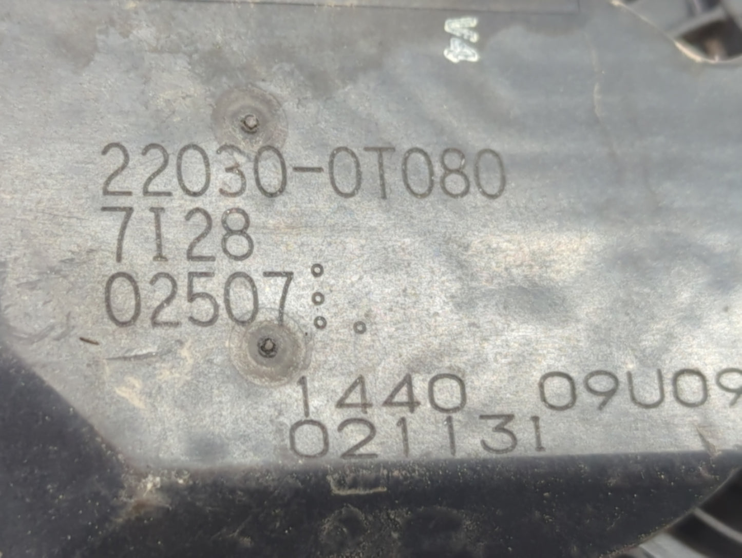 2011-2019 Toyota Corolla Throttle Body P/N:22030-0T080 Fits Fits 2011 2012 2013 2014 2015 2016 2017 2018 2019 OEM Used Auto