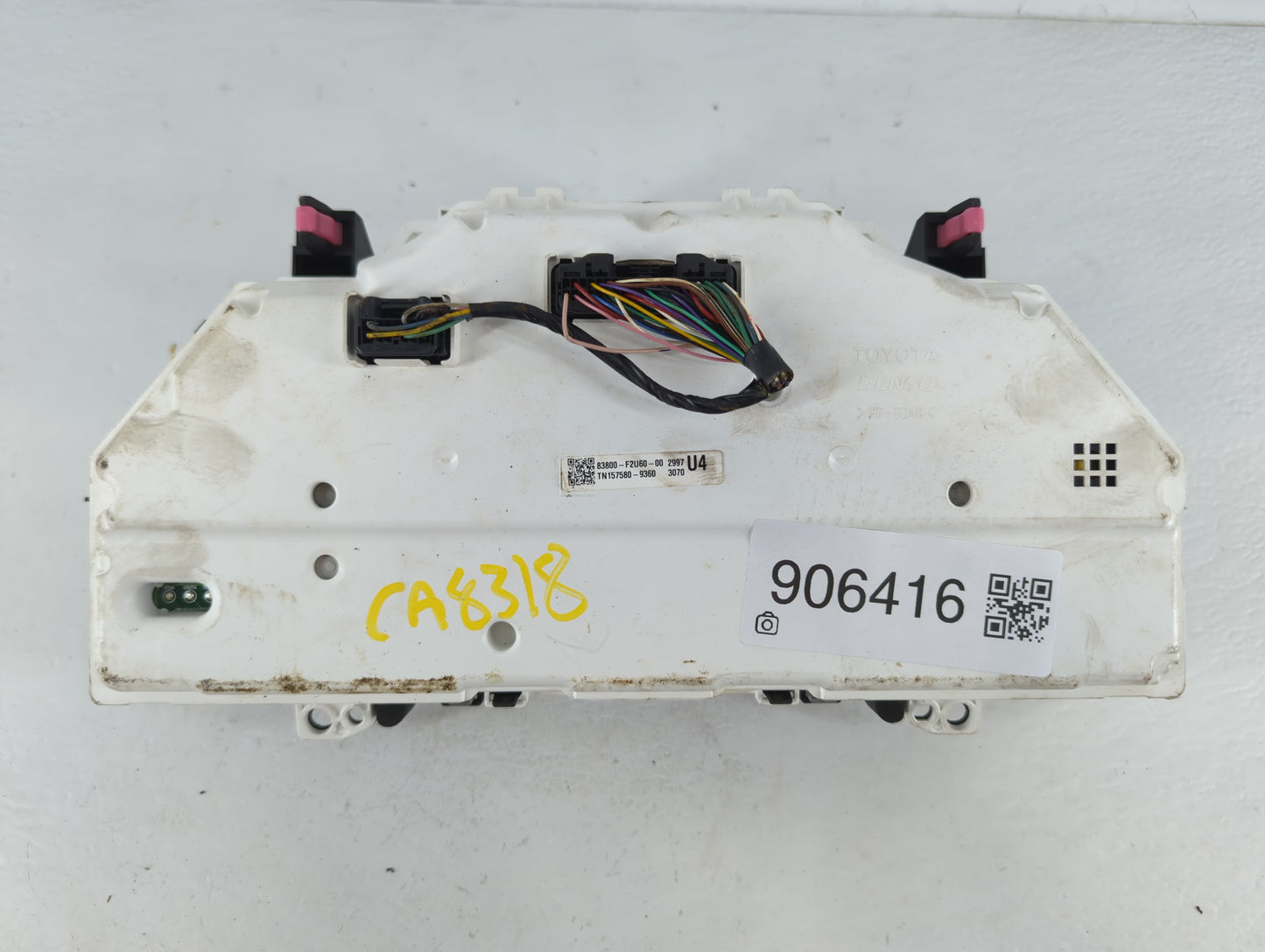 2018-2019 Toyota Corolla Instrument Cluster Speedometer Gauges P/N:83800-F2U60 Fits Fits 2018 2019 OEM Used Auto Parts - Oem