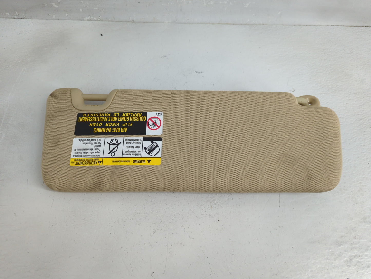 2014-2019 Toyota Highlander Sun Visor Shade Replacement Driver Left Mirror Fits Fits 2014 2015 2016 2017 2018 2019 OEM Used