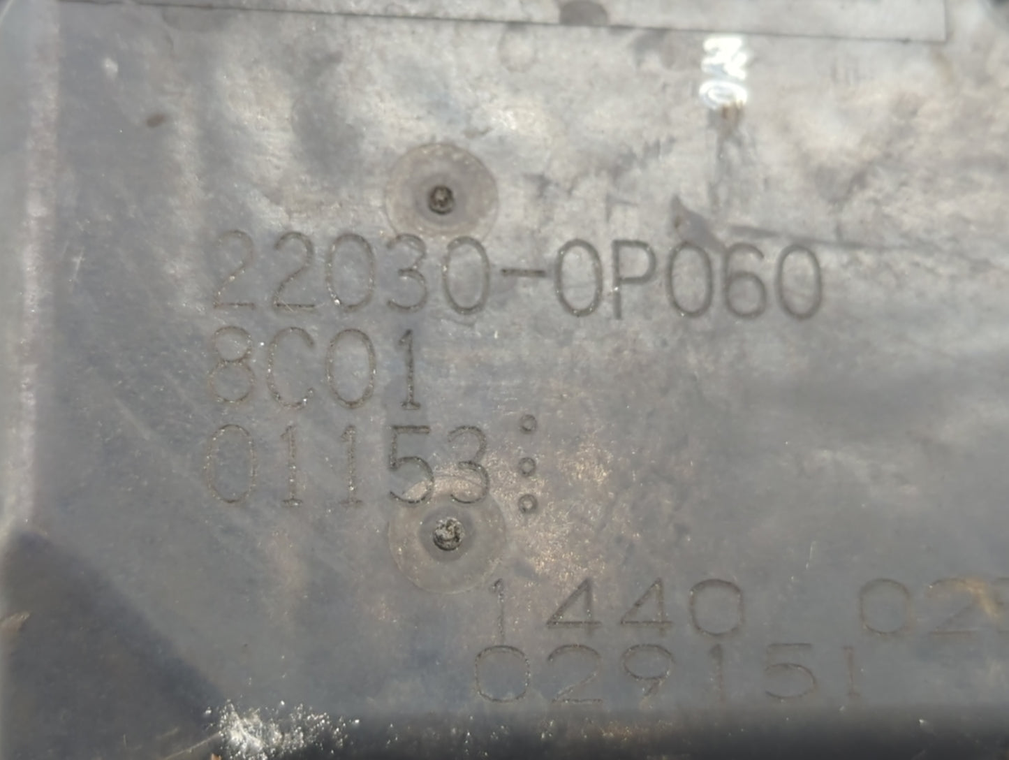 2017-2022 Toyota Highlander Throttle Body P/N:22030-0P060 Fits Fits 2016 2017 2018 2019 2020 2021 2022 OEM Used Auto Parts -