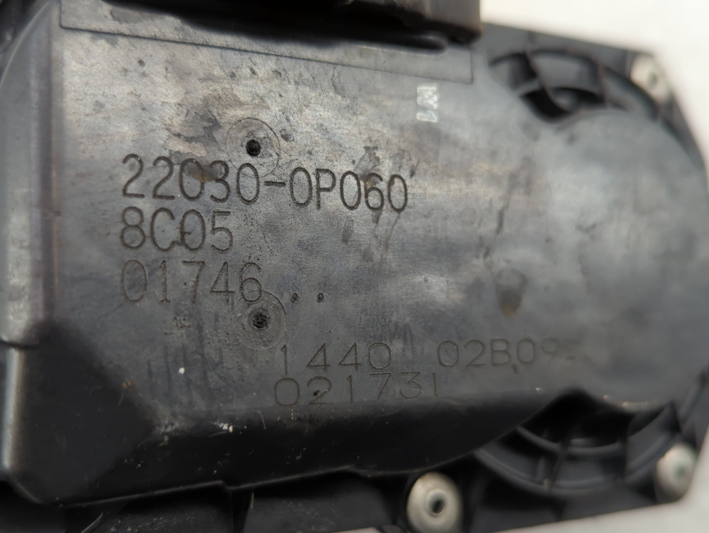 2017-2022 Toyota Highlander Throttle Body P/N:22030-0P060 Fits Fits 2016 2017 2018 2019 2020 2021 2022 OEM Used Auto Parts -