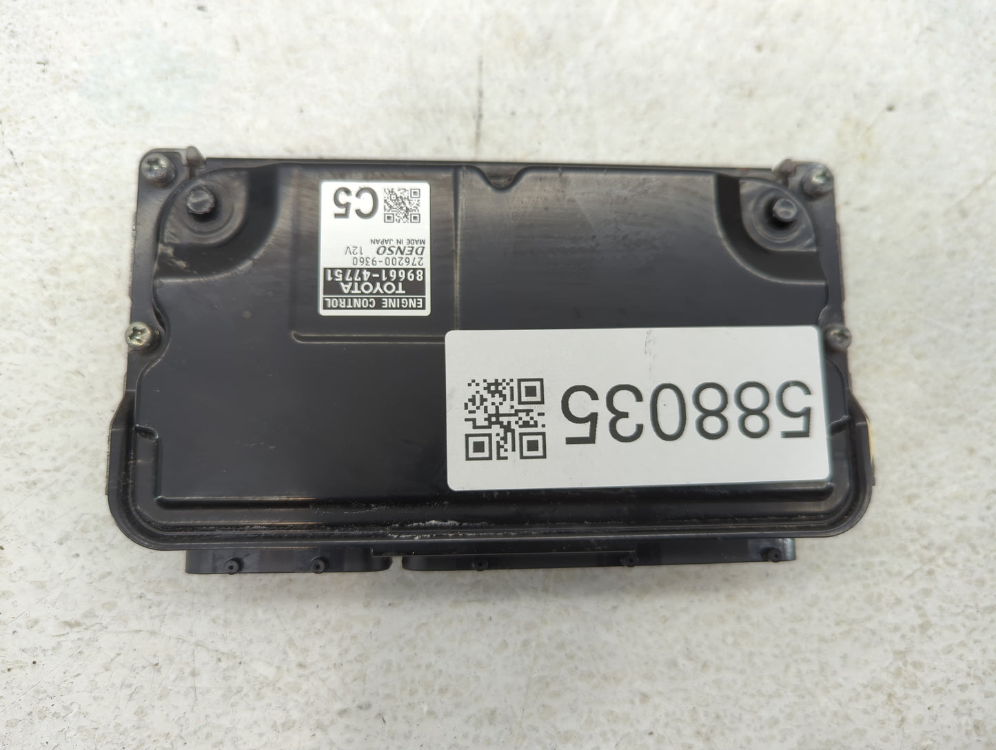 2017-2020 Toyota Prius PCM Engine Control Computer ECU ECM PCU OEM P/N:89661-47751 Fits Fits 2017 2018 2019 2020 OEM Used Au