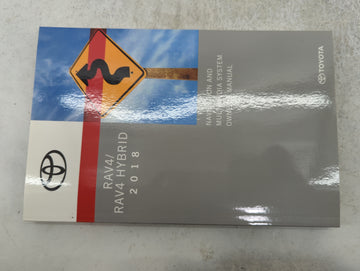 2018 Toyota Rav4 Owners Manual Book Guide P/N:OM0R014U 01999-0R014 OEM Used Auto Parts