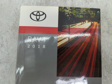 2018 Toyota Rav4 Owners Manual Book Guide P/N:01999-0R012 OM0R012U OEM Used Auto Parts