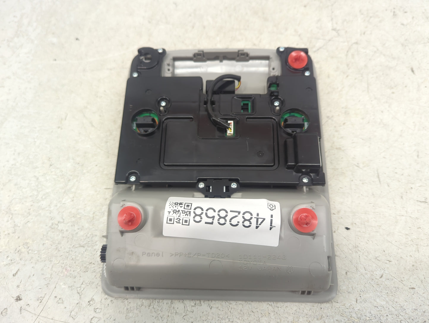 2016-2018 Toyota Rav4 Overhead Console W/rear Climate Control Gray 1482858 - Oemusedautoparts1.com