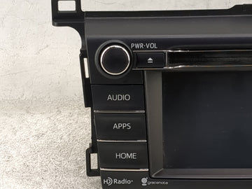 2016-2018 Toyota Rav4 Radio AM FM Cd Player Receiver Replacement P/N:86140-42460 138000-9870G101 Fits Fits 2016 2017 2018 OEM Used Auto Parts