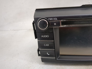 2016-2018 Toyota Rav4 Radio AM FM Cd Player Receiver Replacement P/N:86140-0R170 138000-9850G101 Fits Fits 2016 2017 2018 OEM Used Auto Parts