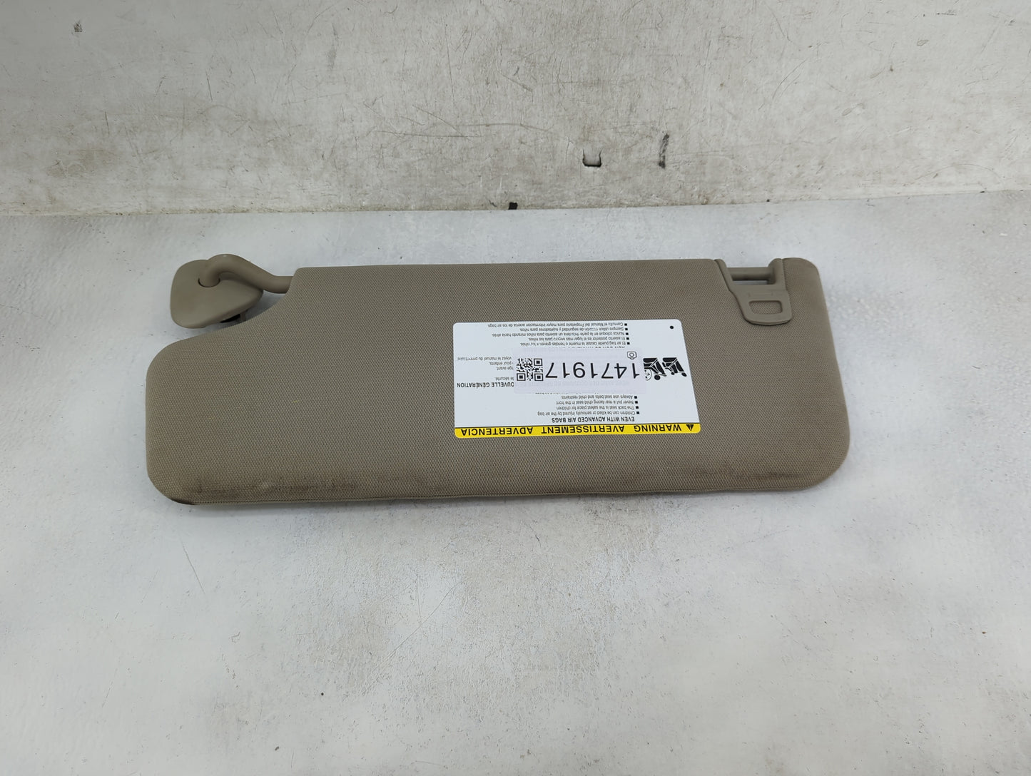 2015-2020 Toyota Sienna Sun Visor Shade Replacement Passenger Right Mirror Fits Fits 2015 2016 2017 2018 2019 2020 OEM Used
