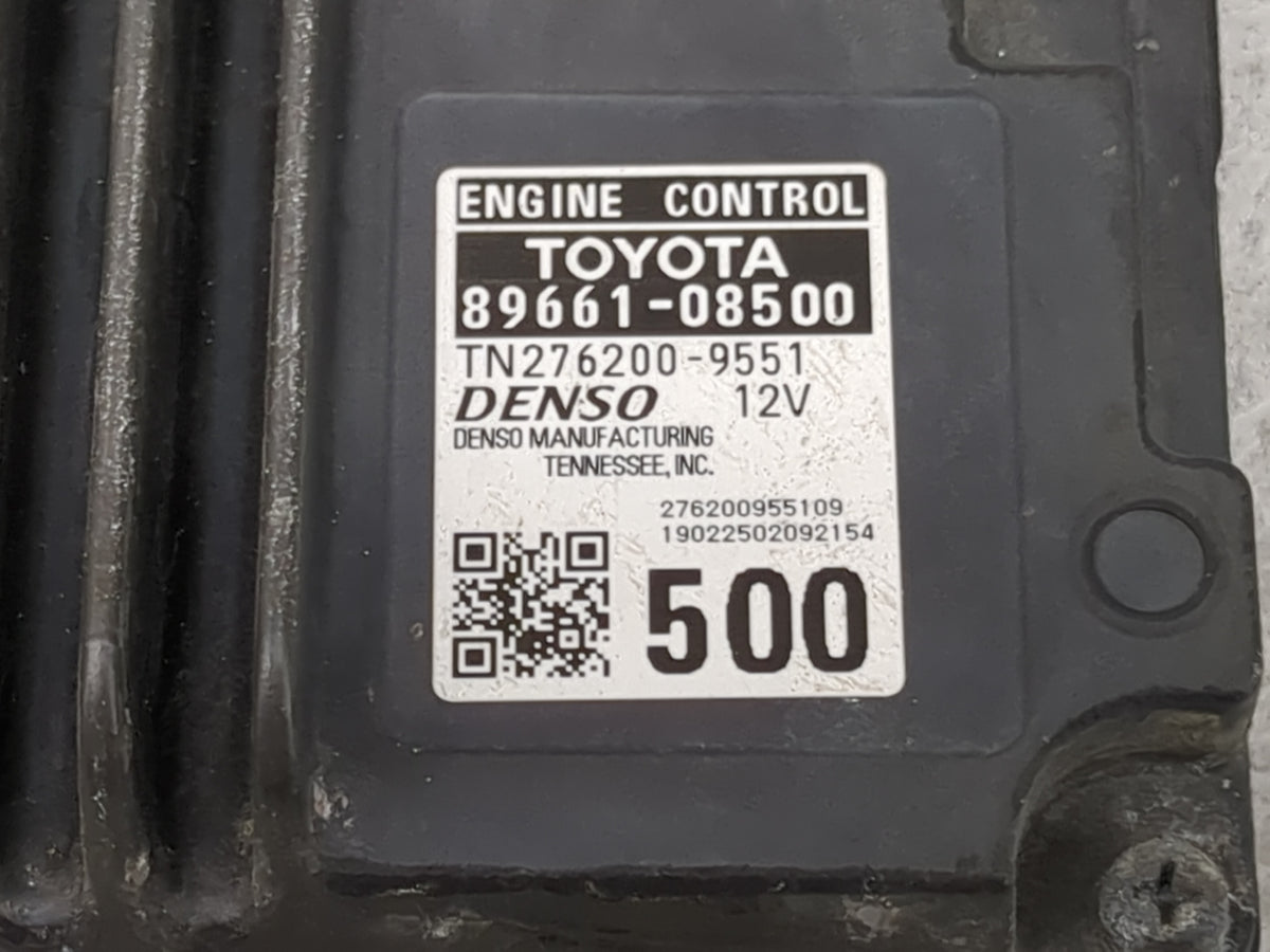 2018-2020 Toyota Sienna PCM Engine Control Computer ECU ECM PCU OEM P/N:89661-08500 TN276200-9551 Fits Fits 2018 2019 2020 O