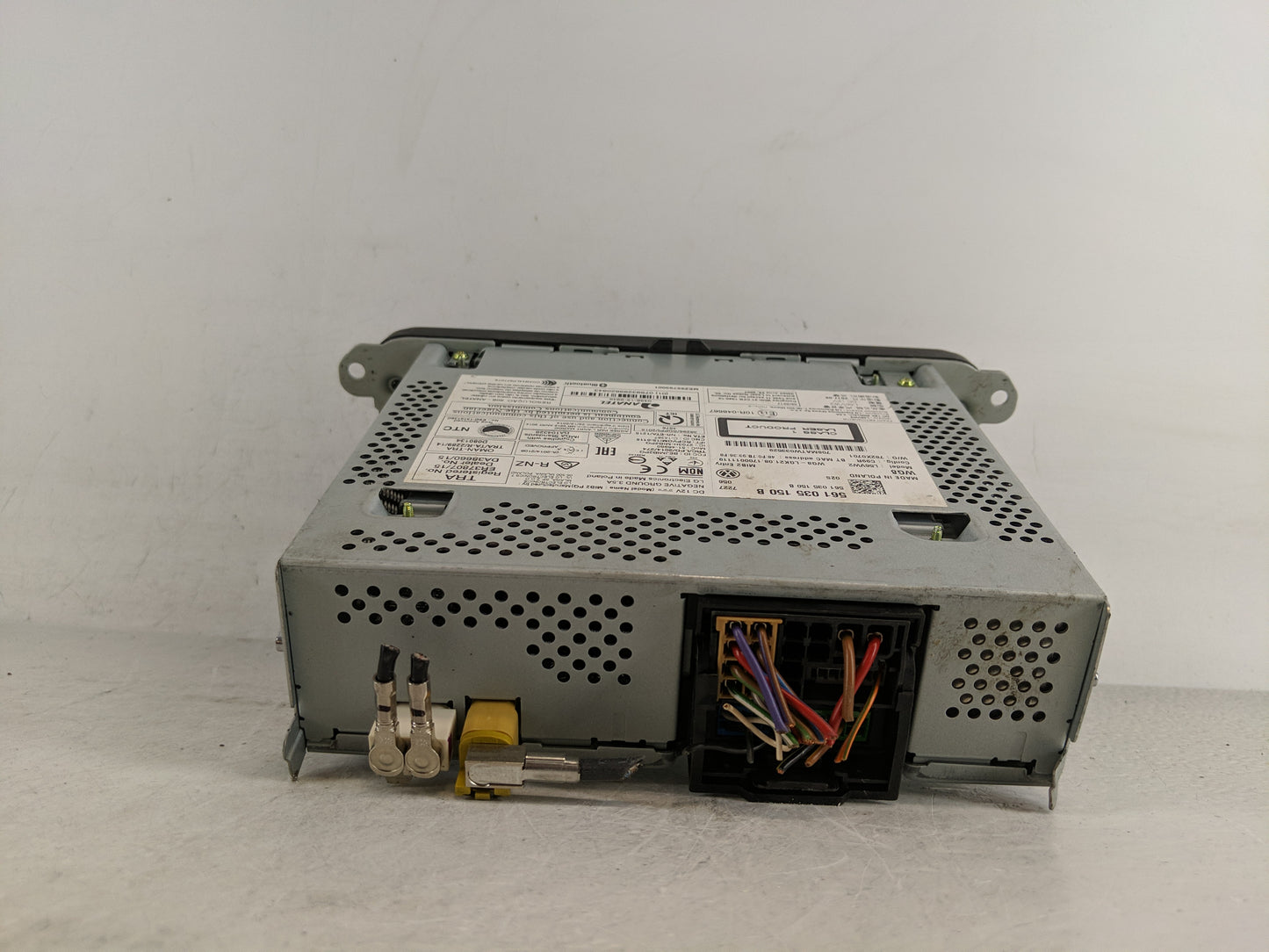 2018 Volkswagen Jetta Radio AM FM Cd Player Receiver Replacement P/N:561 035 150 B Fits Fits 2019 OEM Used Auto Parts - Oemu