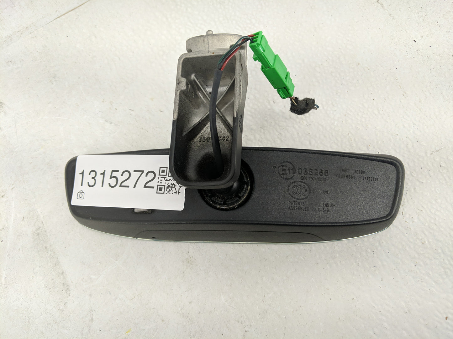 2018-2019 Volvo Xc60 Interior Rear View Mirror Replacement OEM P/N:GNTX-1212 Fits Fits 2016 2017 2018 2019 2020 2021 OEM Use