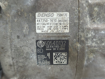 2019 Alfa Romeo Stelvio Air Conditioning A/c Ac Compressor Oem