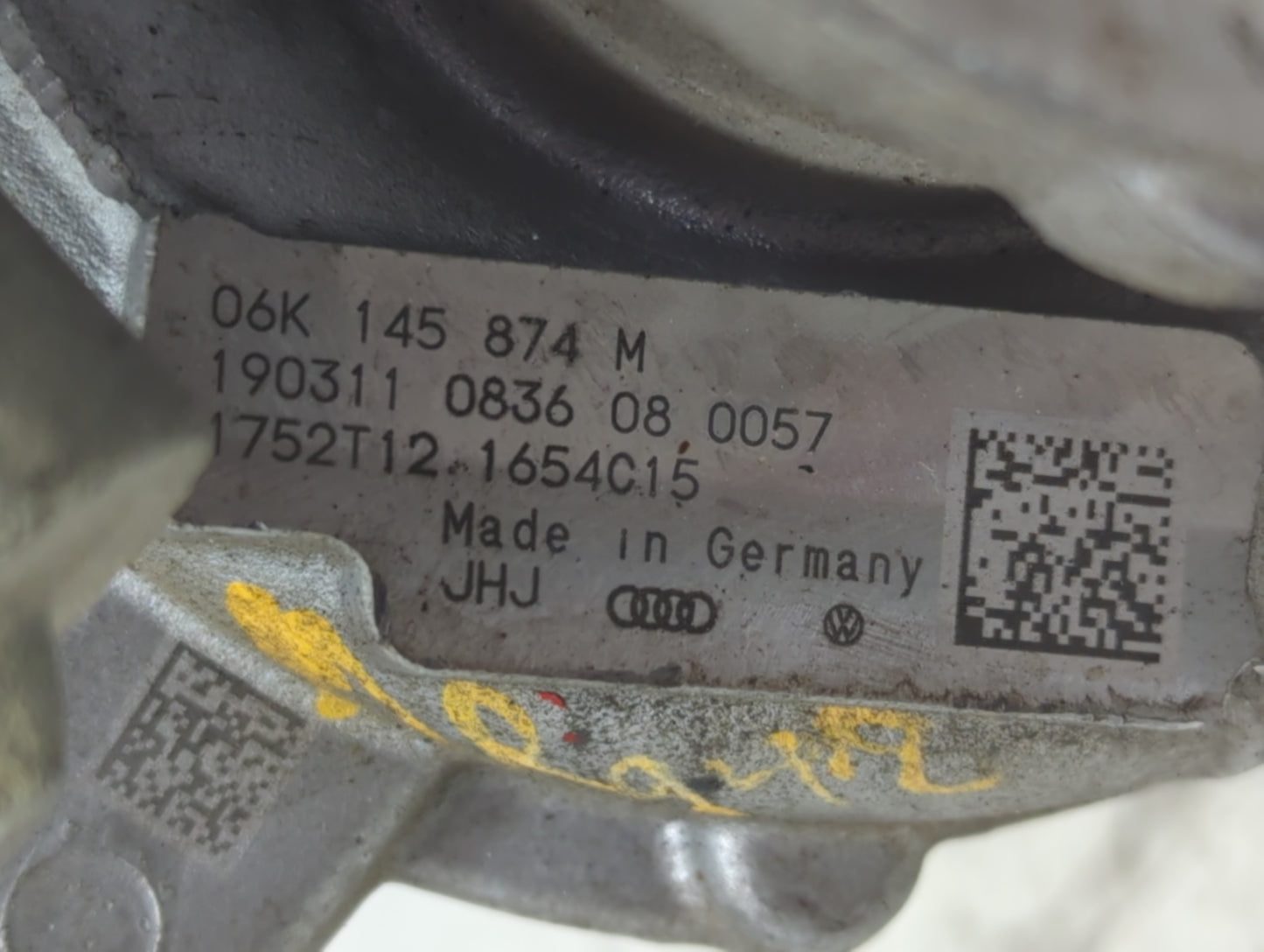 2019 Audi A3 Turbocharger Turbo Charger Super Charger Supercharger - Oemusedautoparts1.com