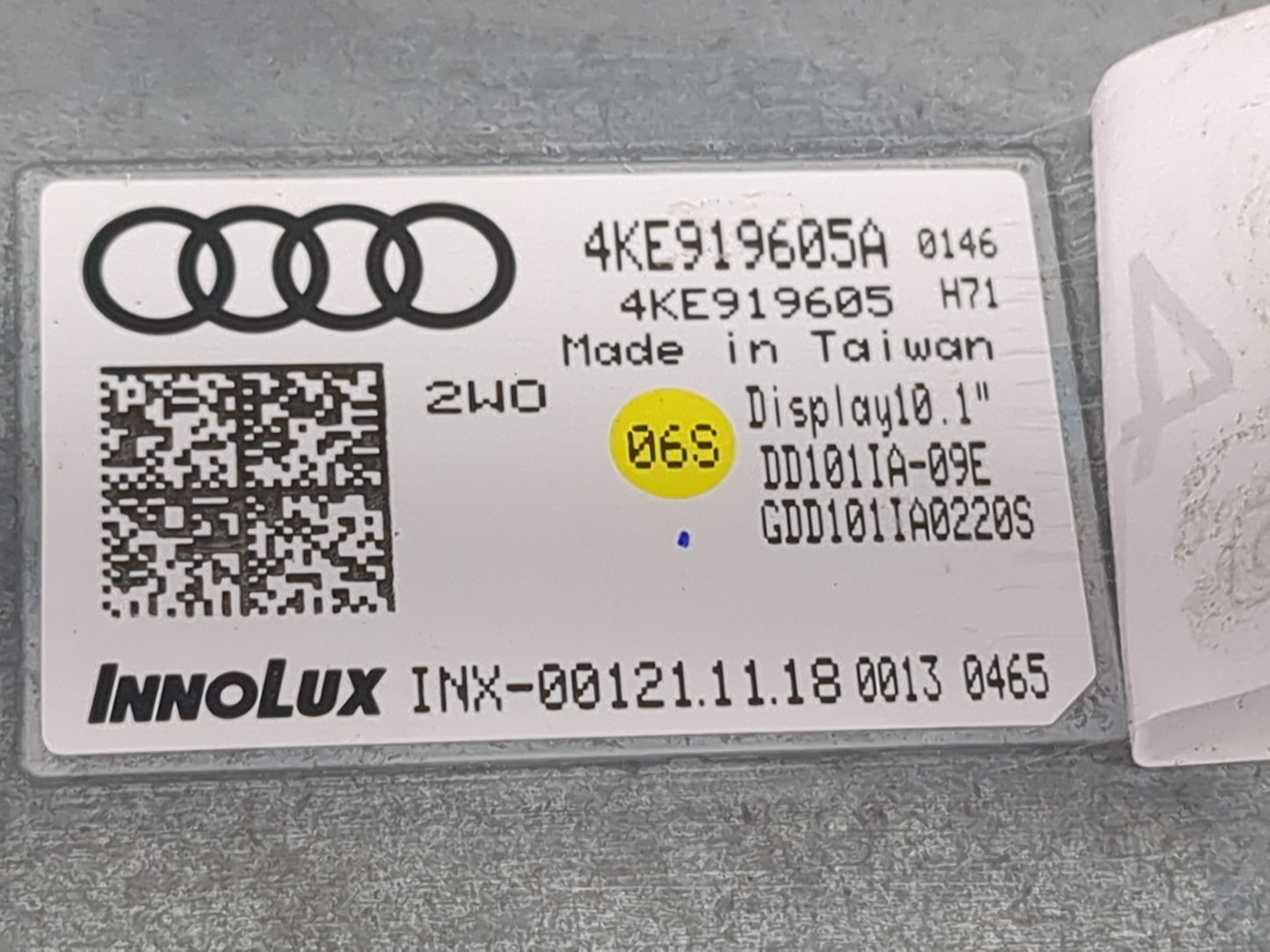 2019 Audi E-tron Information Display Screen - Oemusedautoparts1.com