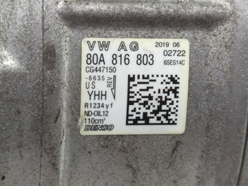 2018-2020 Audi Q5 Air Conditioning A/c Ac Compressor Oem