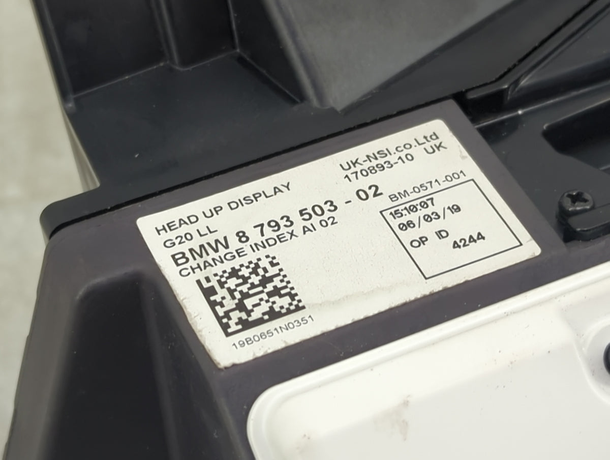 2019 Bmw 330i Information Radio Display Screen 1451228 - Oemusedautoparts1.com