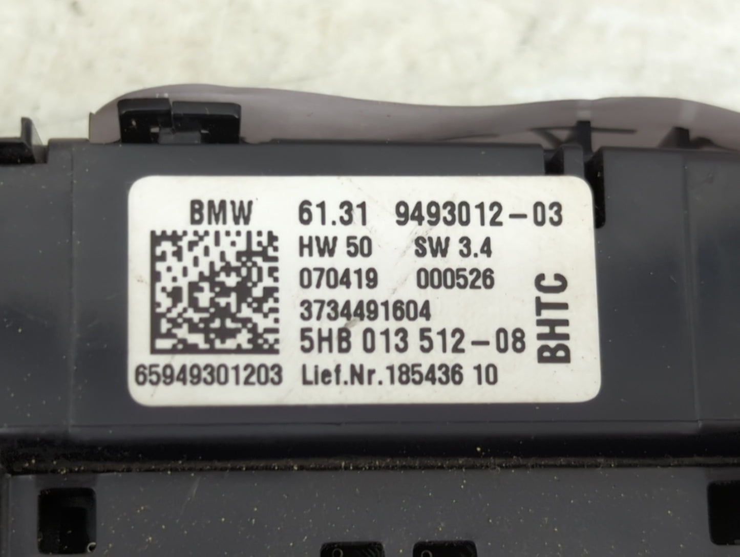 2019 Bmw 330i Climate Control Module Temperature AC/Heater Replacement P/N:9493012-03 5HB013512-08, 65949301203, 3734491604